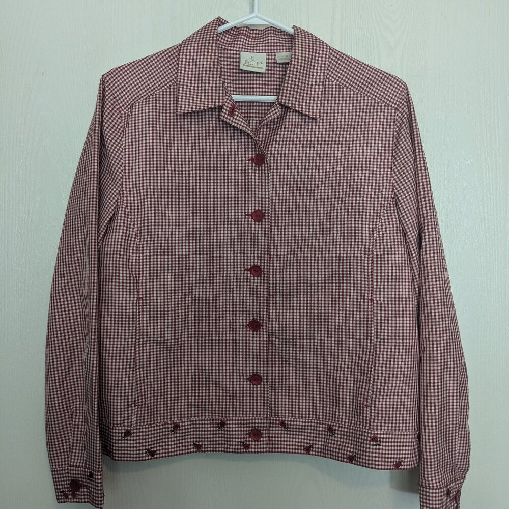 Staple Silk Checkered Jacket